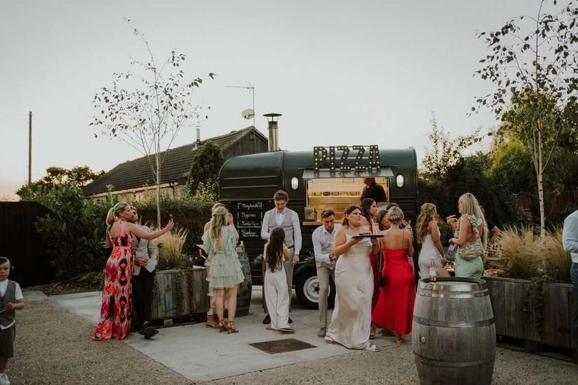 wedding party Huntsmill Farm